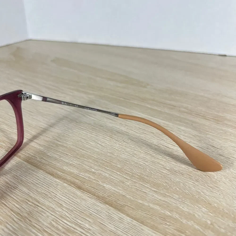 Ray-Ban RB7053 5526 Red Square Eyeglasses READ DESC Frames Only 54-17-140